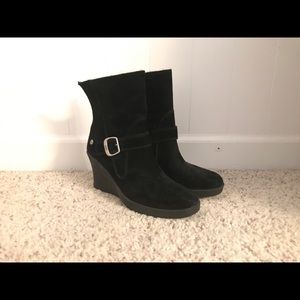 Ugg black wedges